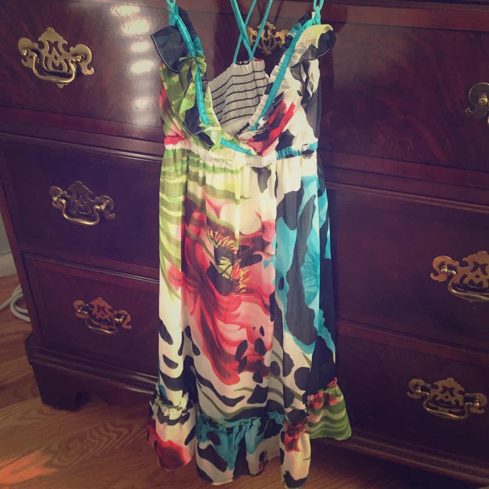 SOLD Floral summer dress